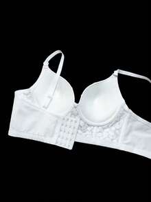 Áo hai dây ngắn gợi cảm đính đá lấp lánh dành cho nữ, kiểu dáng thường ngày. - trắng - Xem 7