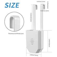 1个马桶水箱清洁剂支架，马桶配件，悬挂式马桶清洁剂分配器，防止溶解残留物污染水箱 - A - 查看 6