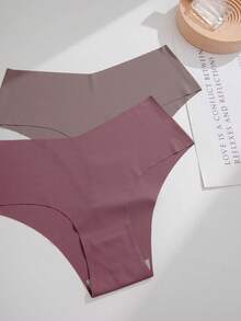 1pcs/3pcs/5pcs Casual Comfy Plain Underwear Multicolor Fabric - 1pcs - 查看 5