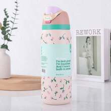 24/Oz/32 Oz Water Bottle Cup Vacuum Water Bottle Drinkware Tumbler Stainless Steel Thermal Mug Original Cold Hot Cup Owal'o - màu vàng - Xem 3