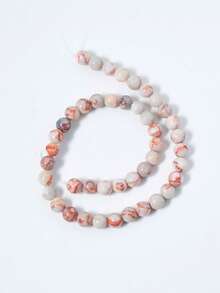 Red Network Jasper Gemstone Round Beads 4mm, 6mm, 8mm, 10mm Red Vein Jasper Gemstone Bead Natural Red Network Crystals Healing Chakra Stones For DIY Charm Beads For Jewelry Making Accessories - Red and White - View 11
