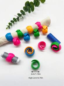 10pcs Silicone Sewing Thread Spool, Soft & Non-Slip, Prevent Thread Slippage, Reusable, Keep Thread Tidy & Untangled - Silicone Spools, 10-pack - View 11