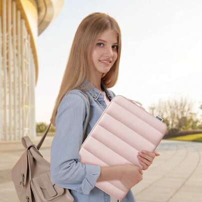 TECOOL Puffy Laptop Sleeve,13.3/14/15.6/16 Inch Laptop Case Compatible With MacBook Air 13 13.6 15 Inch M4 M3 M2 (2012-2025), Pro 13 14 16 Inch M4 M3 M2 M1 (2020-2024),13.3-16 Inch HP ,Protective Waterproof Sleeve