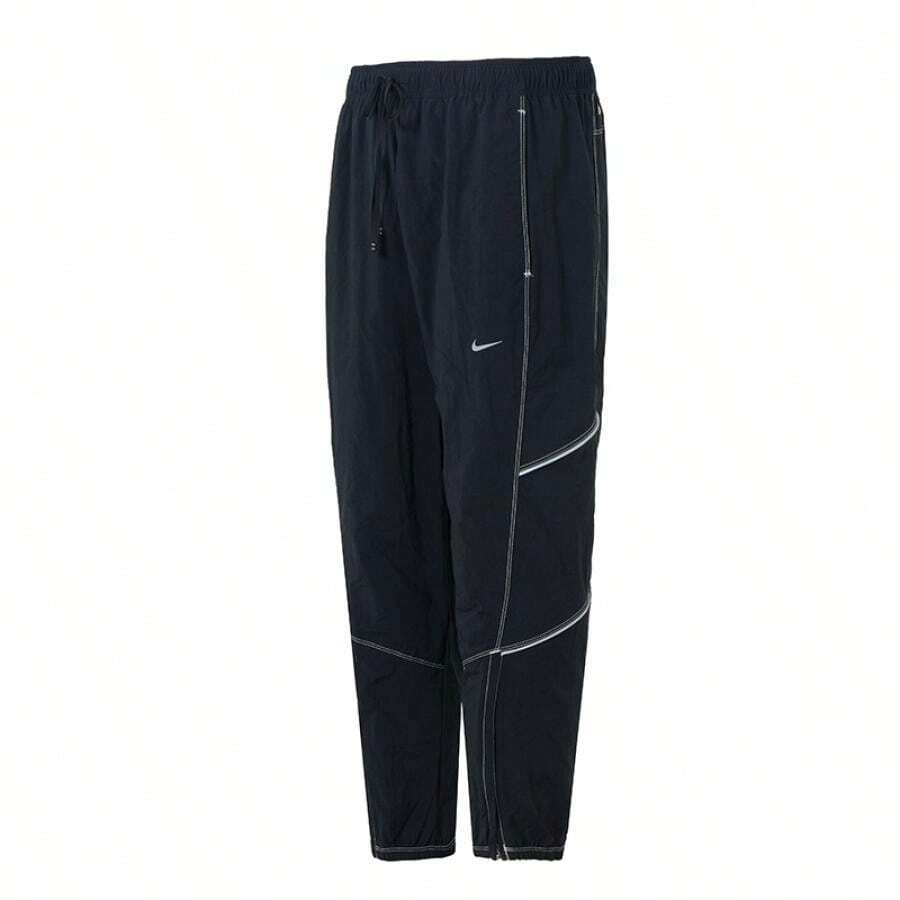 Nike Men's Pants AS M NK DF RETRO TRACK PANT, Comfortable Soft Casual Sports Trousers IF2033-010 - Black/Black/Black/Silver - View 1