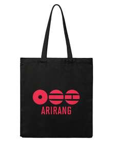 ARIRANG World Tour   Friendly Canvas Shoulder Bag Large Capacity Women S Bag For Shopping Travel And Gifts, - 黑色 - 查看 1
