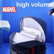 Marvel 1個漫威官方授權漫威蜘蛛人大容量背包卡通書包輕便學生書包旅行筆記型電腦包粉絲必備學校日常戶外禮物 - 彩色 - 查看 5