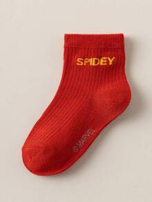 Marvel Kids Crew Socks 5 Pairs Red Super Hero Cartoon Spring Summer Socks For Boys Girls Gift Socks - Multicolor - View 7