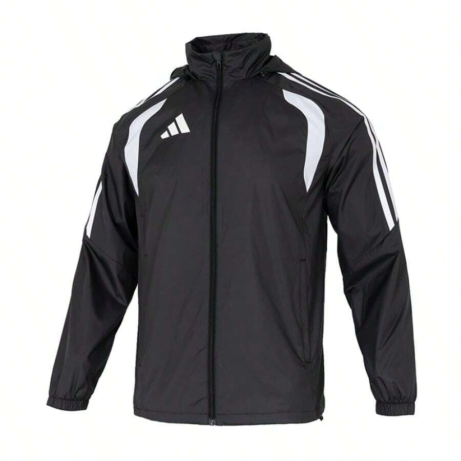 Adidas 男士夾克/外套2026新 TIRO26L WB舒適日常穿搭運動休閒夾克外套JY9733 - 黑色/白色 - 查看 1