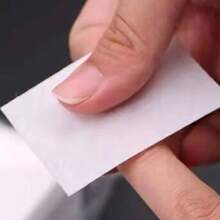 600片/盒 专业美甲卸甲湿巾 无绒棉片 凝胶清洁美甲棉片 无绒棉片 指甲清洁工具配件 - 彩色 - 查看 3