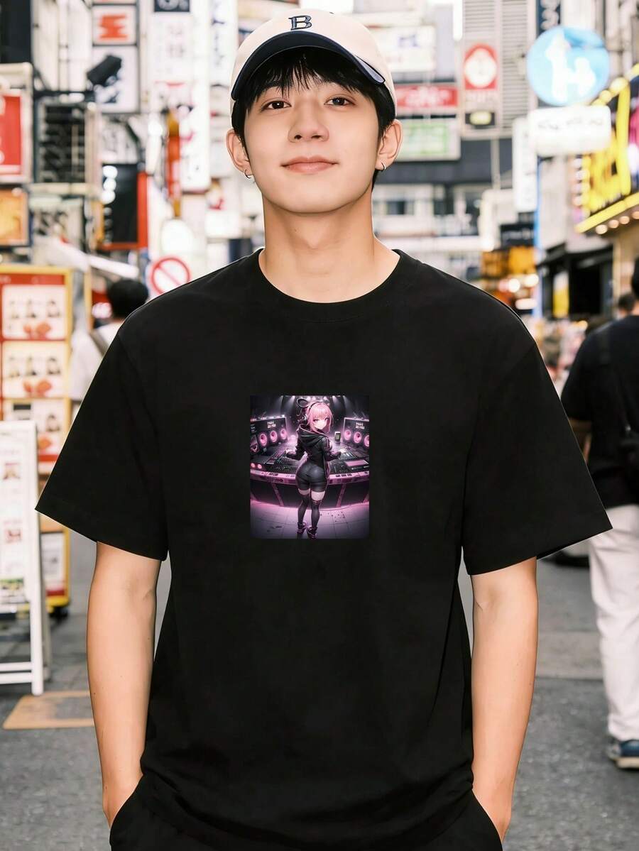 Men T-Shirts - Black - View 1