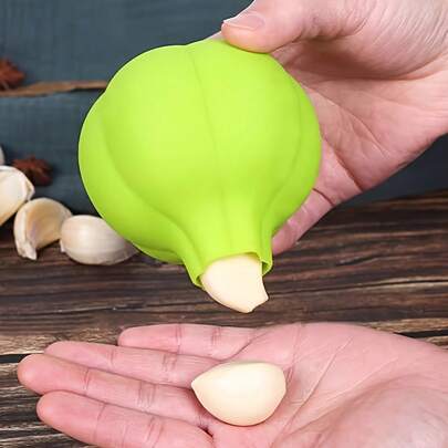 1 pezzo Sbucciatore d'aglio in silicone, adatto per uso in cucina, semplice, comodo, rapido e facile da sbucciare, facile da pulire, accessorio da cucina portatile per uso esterno e viaggi