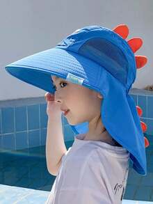 新款儿童遮阳帽，男女童夏季防晒帽，大帽檐，轻薄透气，时尚独特 - 帽子 - 查看 18