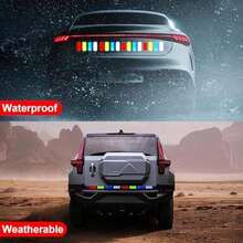 40 PCS Reflective Stickers, High Visibility Reflective Tape, Waterproof Safety Reflective Tape For Car Trailer Truck Bike Motorcycle, 1.18 X 3.15 Inch - / - View 5