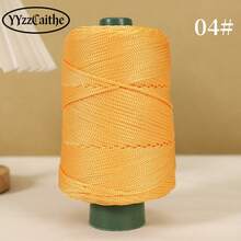 YYzzCaithe 3mm Hilo de lino de hielo súper grueso y ligero, hilo de seda de hielo grueso y hueco, ganchillo hecho a mano, sombrero de verano, bolsa de sombrero, cojín, hilo especial de verano, cuerda de borlas de poliéster de 3mm x 185 yardas, cuerda de borlas de poliéster de colores, hilo de poliéster para bolso de ganchillo, tapiz de pared, alfombra, manualidades DIY, ganchos para plantas, proyectos de borlas, hilo de seda de hielo hecho a mano para bolso de ganchillo, cojín, manta, hilo brillante hueco - Hilo de seda de hielo - Ver 14