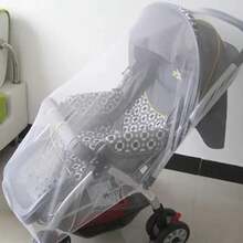 Baby Stroller Mosquito Net, Full Encrypted Cover, Universal Dustproof, Mosquito Repellent - White - View 3