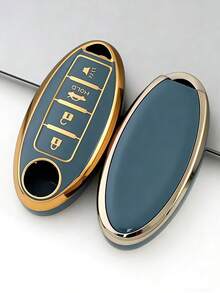 Nissan Car Key Fob Cover - Suitable For Teana, Tiida, Sylphy, Sentra Models, Car Remote Control Protective Anti-Drop Anti-Dust Key Case - one-size - View 12