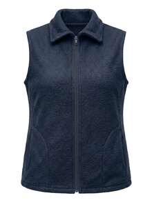 NASHLY Women Sweater Vests - Blue - View 3