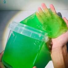 巨型毛绒史莱姆桶，高品质不粘硅胶橡皮泥减压玩具，柔软水晶粘土，适合派对、聚会、生日、返校礼物、生日礼物、派对小礼物、青少年和成人减压玩具、儿童史莱姆玩具、圣诞节、感恩节、复活节礼物，可送给同学、家人和朋友 - 彩色 - 查看 16