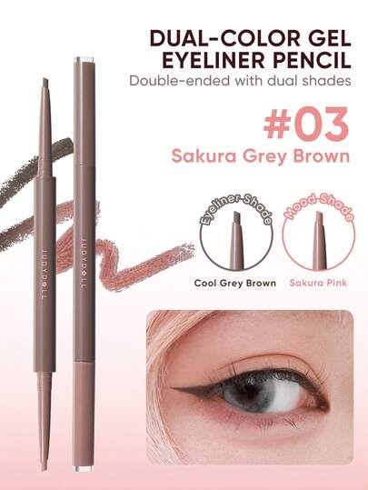  Judydoll双色凝胶眼线笔，防晕染，防水，持久显色