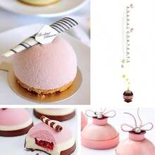 1/2/3件套8孔热巧克力慕斯蛋糕模具，DIY烘焙工具，适合派对和婚礼 - 彩色 - 查看 7