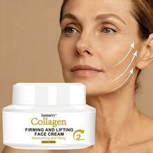 Isamurry 50克/1.76盎司胶原蛋白增效霜 - 富含透明质酸，紧致提拉，深层滋养保湿，适合所有肤质 - 酒紅色 - 查看 2