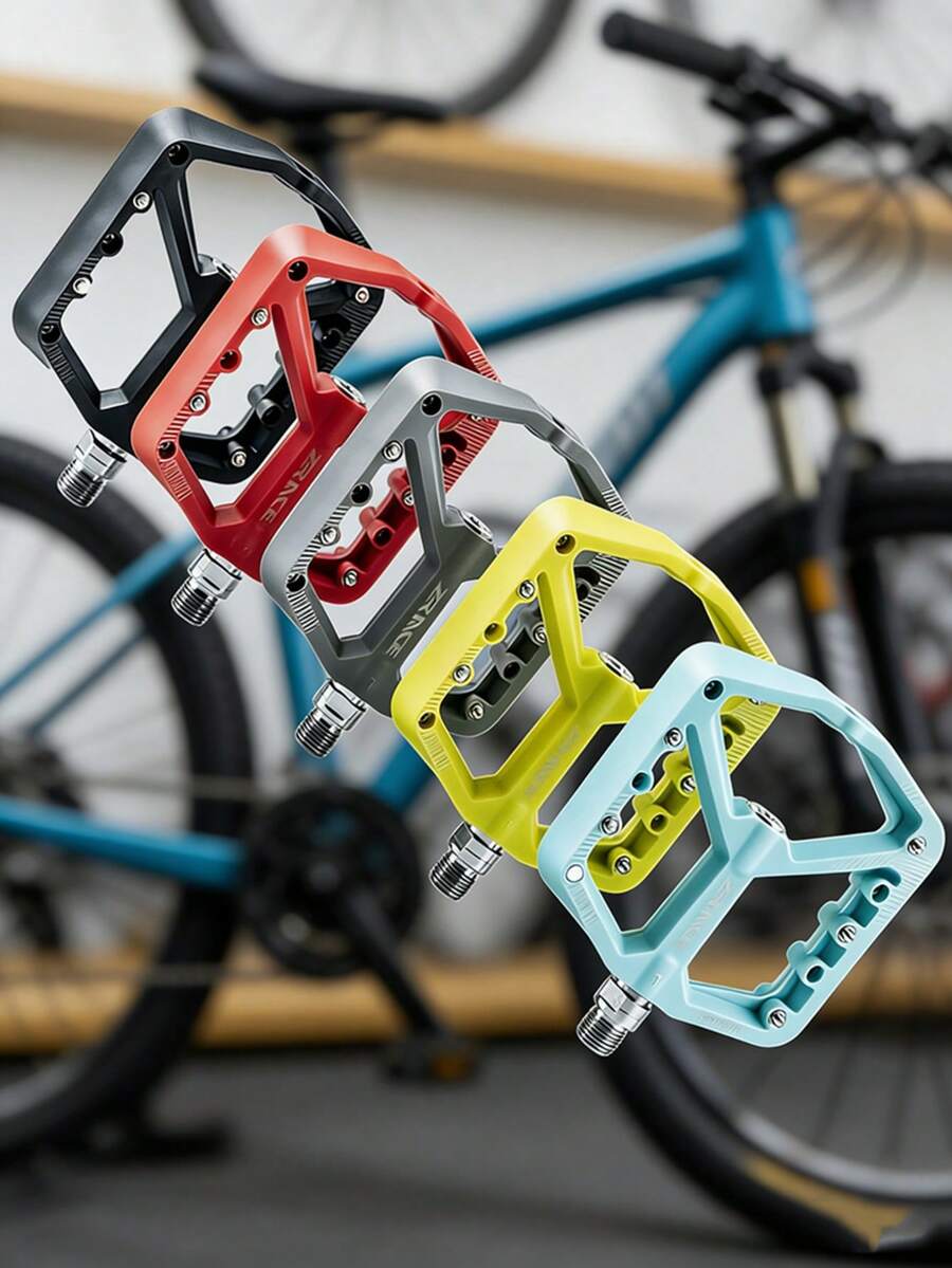 ZRACE PD-M001 A Pair 300g Mountain Bike Nylon Fiber Pedals Cycling, MTB DJ BMX Pedal - Cadet Blue - View 1