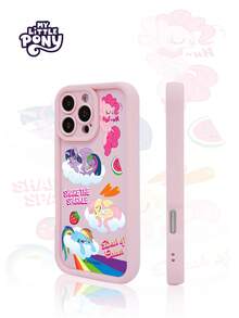 Hasbro MY LITTLE PONY 官方正品卡通少女手机壳，适用于苹果17、17 Air、17 Pro、17 Pro Max、苹果11系列、12系列、13系列、14系列、15系列、15 Pro Max、16 Pro、16 Pro Max、X、XR、XS Max - 粉紅色1 - 查看 4