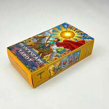 The Blockscape Tarot,Based On The Classic 78-Cards Deck,Combining The Style, Presenting A Unique And Interesting Tarot Deck. With Pdf-Guidebook - Yellow - View 5