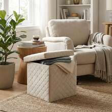 Storage Benches - Beige - View 1