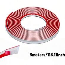 1 pieza Tira decorativa triangular autoadhesiva de 200cm/300cm/600cm de PVC - Sello de zócalo triangular elástico, fácil instalación, protección de bordes para interiores - A - Ver 13