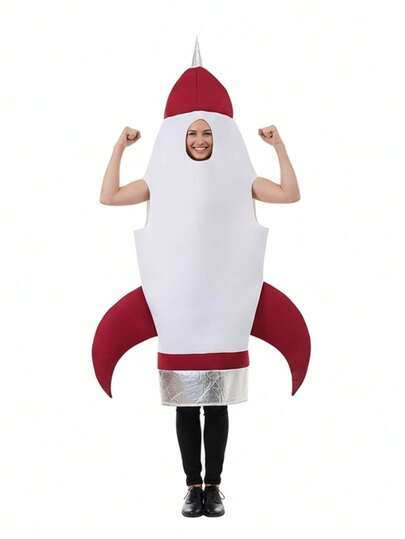 Rocket Suit Cosplay Jumpsuit, Funny Carnival, Christmas, Halloween Costume For Theatrical Performance