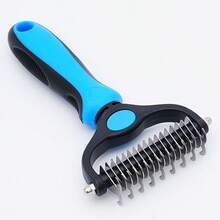Double-Sided Detangling Brush, Pet Grooming Brush For Removing Tangles, Shedding, Brushing, Thinning And Clearing Loose Hair, Knots And Matted Fur - View 7