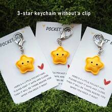 A Charming Mini Star Keychain, Without The Inspirational Pocket Hug Card - The Perfect Gift For Graduation, Valentine's Day, And Thanksgiving - Multicolor - View 8
