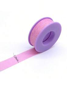 1pc Non-Woven Fabric Silicone Eyelash Glue Tape, Breathable And Hypoallergenic, Purple Base, Suitable For Eyelash Extension - Purple - View 6