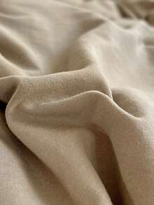3pcs Soft Solid Color Bedsheet & Pillowcase Set, Lightweight Bedding, Coffee Color Mattress Cover, Deep Pocket Bedsheet, Breathable, Suitable For Single, Double, Queen, King Size Beds, All Seasons, Machine Washable (1 Bedsheet, 2 Pillowcases) - Coffee Brown - View 3
