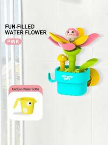 1 套儿童蜗牛沐浴玩具，喷水，花朵绽放，云朵旋转，婴儿浴缸淋浴喷水玩具，适合男孩和女孩 - 多款可選(配件顏色隨機) - 查看 9