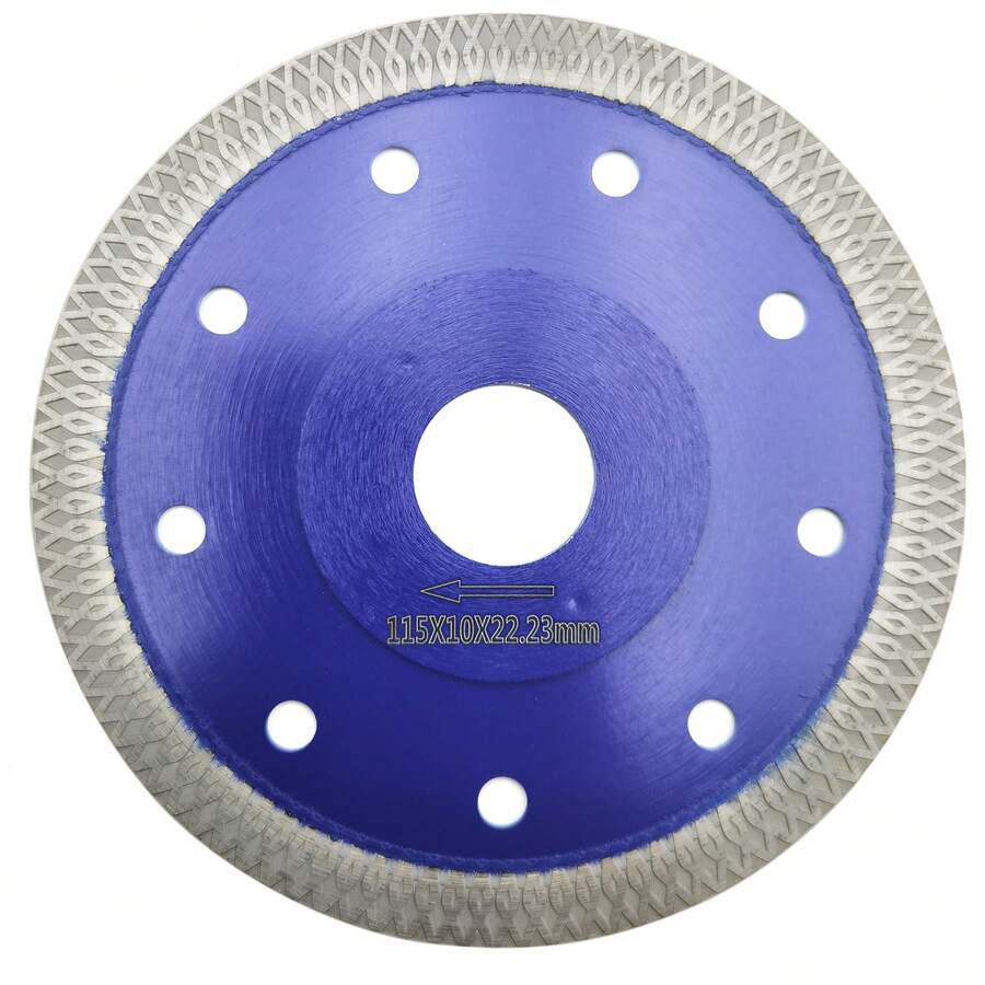 1pc 4.5"/5" Ultra-Thin Diamond Cutting Disc, Unbreakable For Ceramic Cutting, Suitable For Cutting Tiles, Ceramics, Granite, Marble - A - View 1