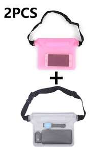 Seka Paul PVC Waterproof Waist Bag, Summer Waterproof Phone Storage Pouch, Back To School Essential, Suitable For Swimming, Water Park, Beach, Summer Vacation Must-Have, Travel Essentials, Vacation Essentials - Multicolor - View 22
