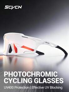 SCVCN KAPVOE Photochromic Cycling Glasses, Night Riding Glasses, Men's Bicycle Racing Sports Equipment, Women's Outdoor Running Mountain Bike Riding Face Mask, Golf, Baseball, Camping, Fishing, Travel Accessories - Multicolor - View 10