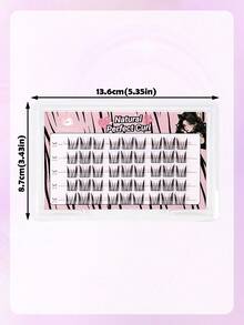 45 Cụm Lông Mi Giả Hoạt Hình Thiết Kế Tai Mèo Tự Nhiên, Kiểu Lông Mi Ngả, Lông Mi Mắt Mèo Hoang Dã, Cụm Lông Mi, Lông Mi Từng Sợi, Lông Mi Giả - D - Xem 6