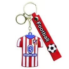 World Cup Jersey Keychain, PVC Resin Material Keyring, DIY Creative Backpack Keychain Pendant - Multicolor - View 15