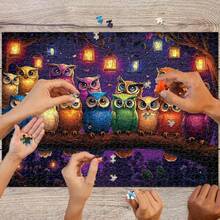 1000pcs Unique Wooden Puzzle - Lion, Luxury Animal Shaped Wooden Jigsaw Puzzle, Exquisite Packaging, Best Gift For Adults - Multicolor - View 6