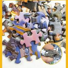 1000pcs Unique Wooden Puzzle - Lion, Luxury Animal Shaped Wooden Jigsaw Puzzle, Exquisite Packaging, Best Gift For Adults - Multicolor - View 7