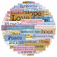 50pcs Cute Vintage English Inspirational Notes, Creative Doodle Stickers For Vase, Scrapbook, Planner Scrapbook Supplies Stationery Funny Stickers Kindle - Retro English Note - View 5