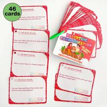 Lachilly Parenting Communication Family Conversation Cards, Parent-Child Communication Game About Home, Feelings & Emotions, Educational Tool For Emotional Learning & Understanding, Home School Classroom Resources Educational Toys - Multicolor - View 5