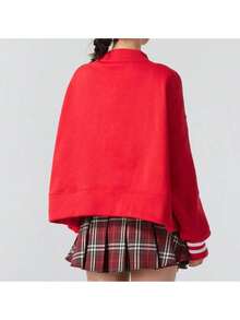 Nike 女子AS W NSW PHNX FLC OOS GX CRDGN運動外套 - 紅色 - 查看 7