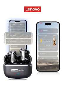 Lenovo 联想 LE208 蓝牙 6.0 耳机，圣经祷告版，低延迟，Hi-Fi 音质，ENC 智能降噪，超长续航，适用于运动、商务、学习，兼容智能手机和电脑 - 耳機+祈禱 - 查看 15