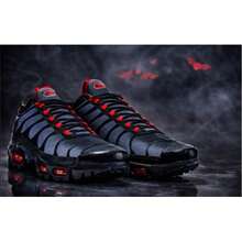 Mega ! Air TN Plus Max Premium Vapor Bubble Cushioned Spring Tennis Shoes For Parties, Gym, Fitness, And Outdoor Activities. - Drácula - Ver 2