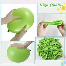 87件套绿色极简气球拱门套装，浅绿色乳胶气球花环套装，适用于圣帕特里克节、复活节、春季庆典、夏季派对、毕业典礼、生日、订婚纪念日、结婚纪念日、婴儿洗礼、母亲节、盛大开业、绿色植物主题日、亲子活动等场合。 - 查看 5