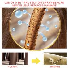 头发热保护套装 持久造型蜡棒 防毛躁定型啫喱 隐形假发粘合剂 融化喷雾 自然假发护发素 - G-100ml-60ml-30g-16g-6pcs - 查看 4